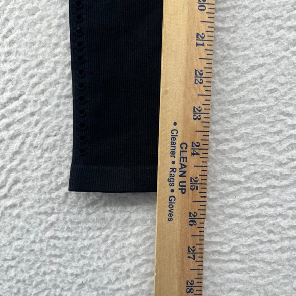 Spiritual Gangster | Black Ribbed High Waisted Seamless Leggings Size XS/S - Picture 6 of 9